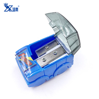 Taille-crayon en plastique personnalisé sacapuntas escolar pour garçons papeleria kawaii al por mayor couvercle transparent taille-crayon en forme de voiture