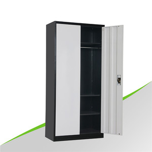 Armario de Acero para Dormitorio, Diseños de Armarios de Acero con Precio, Muebles para el Hogar, Metal Moderno, Color RAL Personalizado 0.187 - Product Image 3