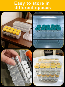 Boîte de rangement en verre transparent de 3 ml, 5 ml, 7 ml, 10 ml, 20 ml avec flacon en plastique et impression givrée/sérigraphie pour l'emballage de vaccins et de peptides - Product Image 5