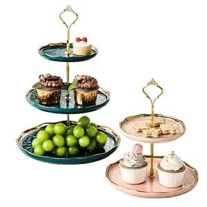 Multi-layer confectionery and pastry ceramic tray