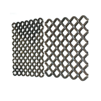 Grillage soudé noir durable et très résistant à l'usure, à maille plate, pour équipements vibrants, pliage et découpe, marque Watson