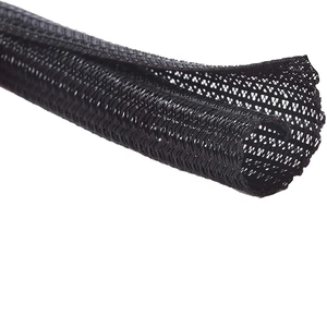 25ft - 1/4 pouces câble protecteur fil métier à tisser tube noir manchon fendu gaine pour cordon d'alimentation USB câble Audio vidéo - Product Image 1