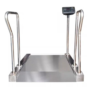 Digitale Krankenhaus-Rollstuhl waage 0,8x0,8 m Dialyse zentrum Boden bank waage 1x1m Medizinische Waage 300kg 500kg - Product Image 3