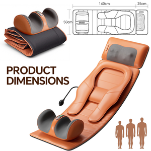 2026 Upgrade Full Body Massage Mat with Shiatsu Neck & Back Massager Heated Massage Mattress for Pain Relief Home Office - Product Image 6