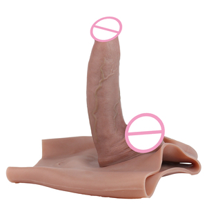 SXXY Arnés de silicona con funda para pene de 29 cm, pantalones con dildo hueco, ropa interior realista para transgénero, juguete sexual con punto G. - Product Image 4