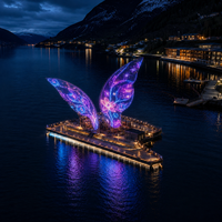 Écrans LED flexibles RGB étanches pour extérieur XQD P31.25 WS2811 50x100 mailles IP65 Affichages de pixels Centres commerciaux Magasins de détail