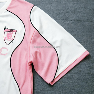 Camiseta de Jersey Personalizada con Parches, Cuello Redondo, Estilo Urbano, Transpirable, Corte Holgado, Estampado y Bordado - Product Image 2