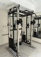 SK Home Gym Machine d'entraînement complète équipement de gymnastique multifonction Smith Machine appareil de Fitness musculation acier