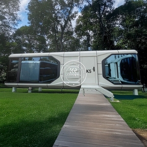 Maison de vacances mobile de conception libre 2025, maison de loisirs en acier, structure de conteneur, maison de luxe en A-frame - Product Image 6