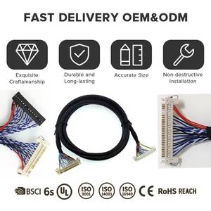 Kabel Holter ECG dan Kabel Harness Medis dengan Konektor Bulat 7 Pin dan Konektor 7 Kutub untuk Instrumen Biomedis dan Monitor - Product Image 4