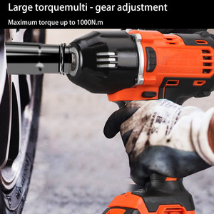 NEOBRISKEN Industrial Grade Lithium Battery Wrench Large Torque <b>Power</b> <b>Tool</b> Charging Model Impact 1/2 N411 Petrol Impact Wrench I - Product Image 3