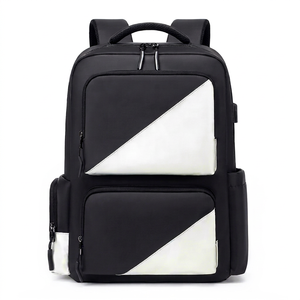 Waterproof Large Capacity <b>Laptop</b> <b>Backpack</b> Unisex Business Travel School Bag USB Charging Zipper Softback - Product Image 1