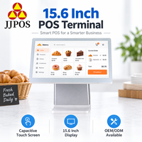 Système de point de vente tactile capacitif unique de 15,6 pouces, nouvelle conception, Windows, caisse enregistreuse blanche pour la vente au détail, la restauration et les entreprises