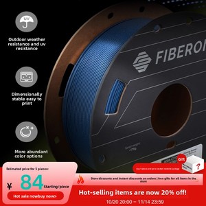 Filament d'impression 3D <span class=keywords><strong>Polymaker</strong></span> Fiberon <span class=keywords><strong>ASA</strong></span>-CF08, résistant aux intempéries, à la chaleur et aux UV, similaire au PETG, palette de couleurs riches, 1,75 mm - Product Image 1