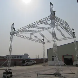 Escenario de aluminio de fábrica con plataforma Evento Truss Concierto al aire libre Riser Stand Truss Display