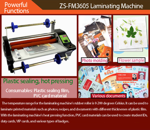 Machine à plastifier automatique <span class=keywords><strong>A3</strong></span> à chaud ou à froid <span class=keywords><strong>pour</strong></span> feuilles de film, plastification double face - Product Image 4