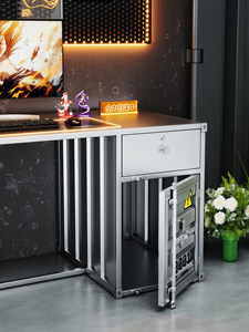 <span class=keywords><strong>Scrivania</strong></span> da Ufficio Stile Industriale con Cassetti <span class=keywords><strong>e</strong></span> Spazio di Archiviazione in PVC per Ufficio, Studio <span class=keywords><strong>e</strong></span> Gaming - Product Image 5