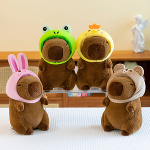 Nieuwe 8-inch rugzak Capybara serie knuffel met snotterende neus - Product Image 2