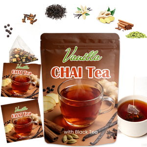 Private label Spiced Chai energy boost without jitter <strong>Sugar</strong> Free organic tea Vanilla Spiced Chai Tea - Product Image 1