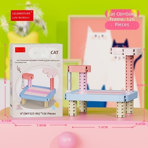 Juguete para Niños, Animal de Compañía, Gato y Perro, Muñeco de Mascota, Bloques de Construcción, Modelo <span class=keywords><strong>Mini</strong></span>, Bloques de Construcción, Ladrillos - Product Image 4