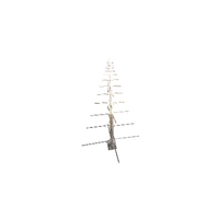 Antenne bipolaire log-périodique, composants de guide d'ondes en aluminium, noir, montage facile