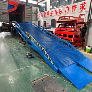 Bến tàu đến mặt đất đoạn đường nối container cho xe nâng xe nâng đoạn đường nối cho container thép <span class=keywords><strong>Dock</strong></span> tấm thủy lực tải nền tảng - Product Image 5