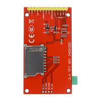 Módulo de Pantalla LCD TFT SPI de 2.4 Pulgadas, 240x320, 5V/3.3V, Adaptador PCB, Tarjeta SD, LED Blanco, ILI9341