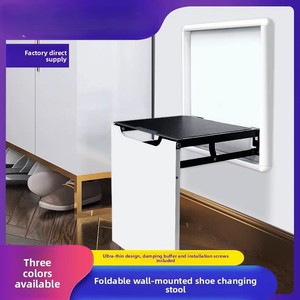 Panca Pieghevole per Scarpe con Seduta Rivestita in Pelle Premium, Sgabello Moderno Salvaspazio per Ingresso, Adatto ad Anziani, Bambini e Calzature con <span class=keywords><strong>Tacco</strong></span> Alto - Product Image 6