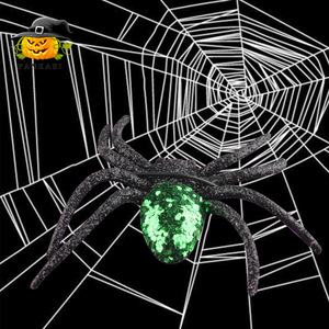 Decoraciones de Halloween, 6 Piezas de Arañas de Plástico Multicolores, Accesorios para Fiestas en Interiores y Exteriores, Hechas en China - Product Image 4