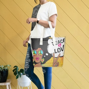 Bolsos de Mano Personalizados Betsy Johnson, Bolso de Hombro de Lona, Bolso Tote Transparente, Bolso de Playa - Product Image 6