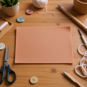 Foglio di Feltro Ilan 40x60 Cm Marrone Chiaro, Materiali per Artigianato, Fai da Te - Product Image 2