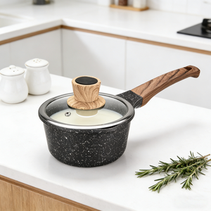 Aluminum <strong>Induction</strong> Bottom Gas Stove Cooking Pot with Ceramic Coating Nonstick Home Kitchen Milk <strong>Saucepan</strong> - Product Image 3