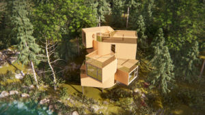 Villa Prefabricada de Aluminio con Diseño Moderno, Impermeable y Resistente al Fuego para Resorts de Glamping y Parques de <span class=keywords><strong>Vacaciones</strong></span> - Product Image 3