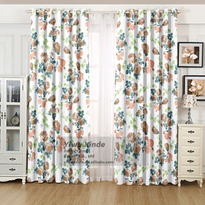 Cortinas Opacas Impresas de una Sola Pieza al por Mayor de Fábrica para la Sala de Estar, Cortinas de Ventana de Alta Calidad para el Hogar - Product Image 3