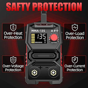 เครื่องเชื่อมอินเวอร์เตอร์แบบพกพา 110V/220V กำลังสูง มินิ มอเตอร์ดีซี MMA อาร์ค IGBT 200/250A เครื่องเชื่อมดีซี - Product Image 6