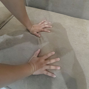 Sofá Modular Seccional en Forma de L con Esquinas Cuadradas, Tapizado en Tela Moderna, Envasado al Vacío y Comprimido, con Otomana, de Fabricante OEM - Product Image 5