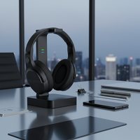 Meilleure vente, vente en gros, casque de télévision sans fil 2.4GHz pour regarder la télévision