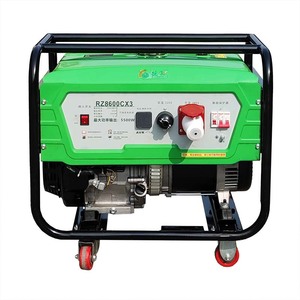Générateur à essence RZ8600CX3 5500W 220V 380V Monophasé Triphasé Portable Utilisation domestique et extérieure - Product Image 1