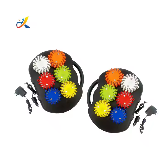 6 Pack LED Magnetic Emergency Flare Light Portable Traffic Warning Strobe