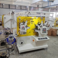 Machine d'impression flexographique JR-1242 à 6 couleurs pour étiquettes textiles, haute vitesse 70 m/min, machine d'impression d'étiquettes pour vêtements