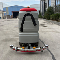 Nettoyeur de sols industriel, machine de balayage et d'aspiration pour ateliers, usines, centres commerciaux, parkings, balayeuse de sols électrique