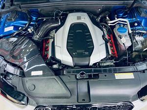 Penjualan terlaris 2009-2013 suku cadang mesin mobil cocok untuk Audi S5 B8 sistem asupan udara dingin serat karbon kering - Product Image 6