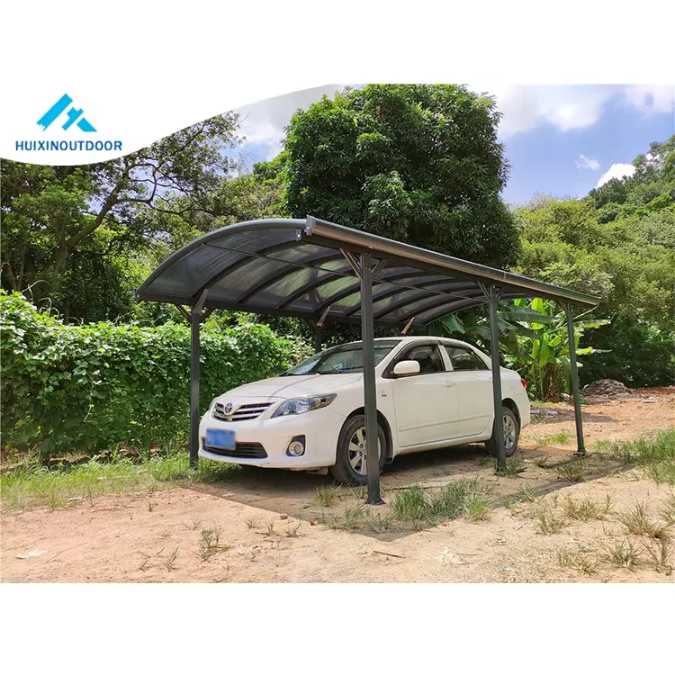 Canopée de parking étanche en métal, cadre en aluminium, abri pour voiture, pare-soleil d'extérieur, couverture de toit en polycarbonate