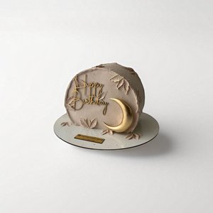 ของตกแต่งเค้กวันเกิดรูปพระจันทร์สีทองอะคริลิคพร้อมน้ำผึ้งและของหวานสำหรับงานเลี้ยงวันเกิด - Product Image 4