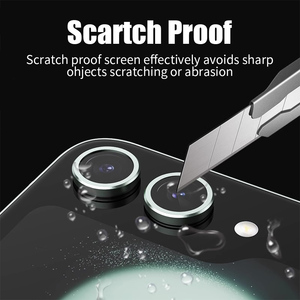 Protector de Lente de Cámara HD 9H con Logotipo/Estampado Personalizado, Protector de Vidrio Antirrayaduras para 16/<span class=keywords><strong>Plus</strong></span>/<span class=keywords><strong>Pro</strong></span> Max, Fácil de Instalar, Compatible con Fundas - Product Image 4