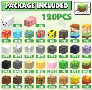 Bloques de Construcción Magnéticos Montessori 120 Piezas, Juguetes Sensoriales Apilables de Cerdito y Perro Héroe para Niñas y Niños de 14 Años en Adelante - Product Image 2