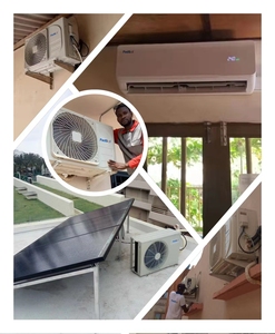 เครื่องปรับอากาศพลังงานแสงอาทิตย์ 24000 บีทียู ระบบพลังงานบ้านแบบออฟกริด รุ่นแยกส่วน สำหรับเครื่องปรับอากาศพลังงานแสงอาทิตย์ FD-OFF-72GW-DC - Product Image 5