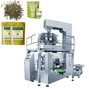 Premade bag automatic fill packaging machine for herb