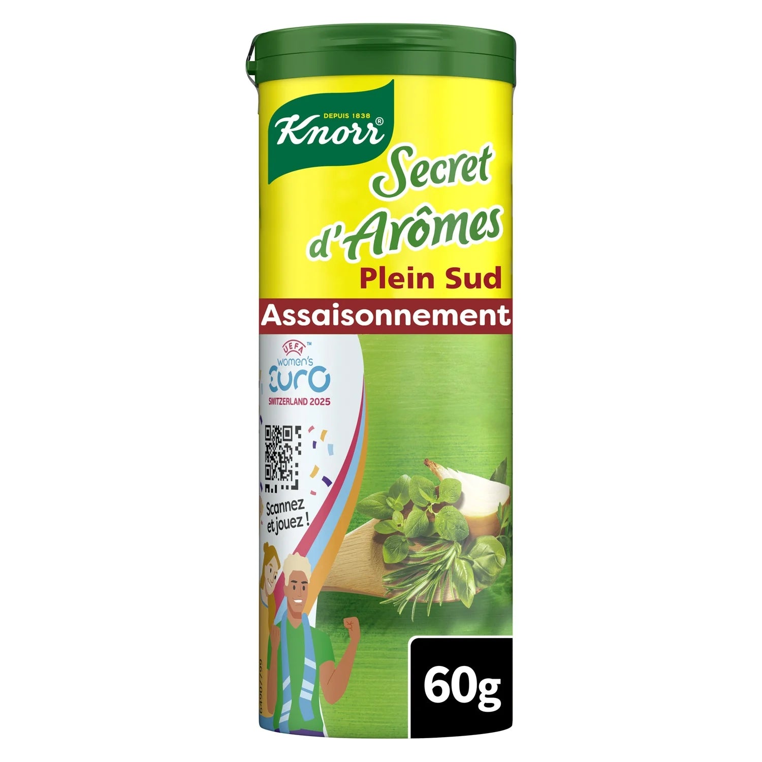 Secret D'Aromes Plein Sud Порошковая смесь специй сушеная приправа с куриным вкусом бульонный кубик 60 г, который необходимо иметь на кухне