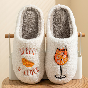 Ciabatte Personalizzate in EVA con Logo Ricamato, Morbide e Calde per Casa, Camera da Letto, Ciabatte Personalizzate per Donna, Comode e Pelose, Vendita all'Ingrosso - Product Image 2